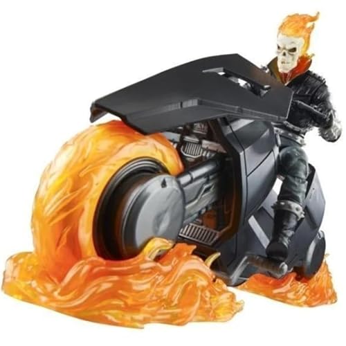 REOZIGN Ghost Rider Figur, Mobile Ghost Rider auf Motorrad, 15 cm, aus PVC, Kunsthandwerk, Geschenk für Anime-Fans REOZIGN Ghost Rider Figur, Mobile Ghost Rider auf Motorrad, 15 cm, aus PVC, Kunsthandwerk, Geschenk für Anime-Fans von REOZIGN