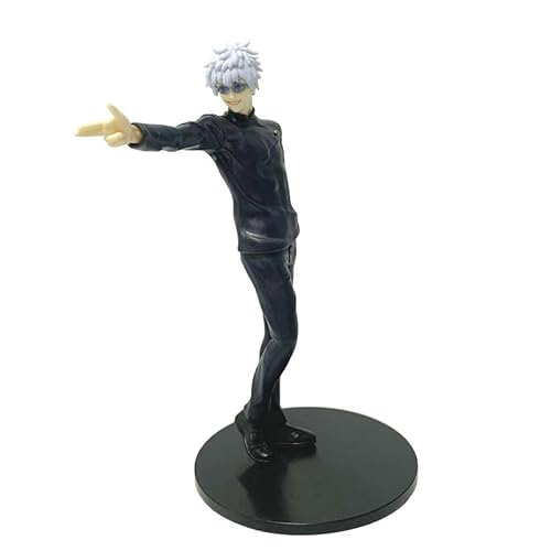 REOZIGN Gojo Satoru Figur, Geto Suguru Plüschfigur, stehend 18 cm, handgefertigt, Cosplay, PVC, Statuen, Souvenirs für Anime-Fans, Geschenke (a) von REOZIGN
