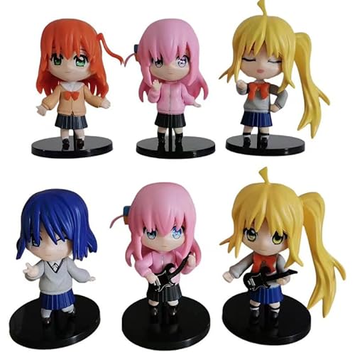 REOZIGN Gotoh Hitri, Yamada Ryou, Kita Ikuko Figur, Sechs Stück, Anime-Figuren, 10 cm, PVC, Anime-Charakter, handgefertigt REOZIGN Gotoh Hitri, Yamada Ryou, Kita Ikuko Figur, Sechs Stück, Anime-Figuren, 10 cm, PVC, Anime-Charakter, handgefertigt von REOZIGN