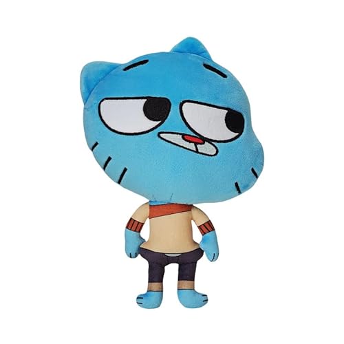 REOZIGN Gumball Plüsch, World of Gumbal, Plux Polls, 25 cm, niedlich, PP-Baumwolle, Spielfigur, für Anime-Fans, Geschenk (a) von REOZIGN