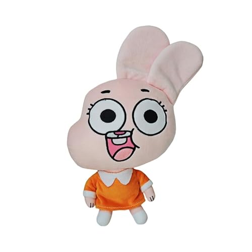 REOZIGN Gumball Plüsch, World of Gumbal Plux Polls 25 cm, niedlich, PP-Baumwolle, Spielfigur, für Anime-Fans, Geschenk (d) von REOZIGN