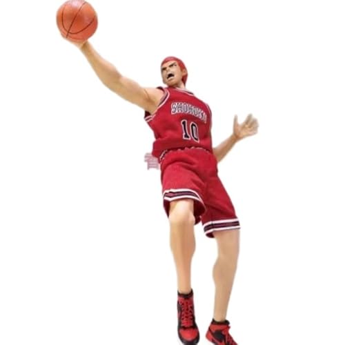 REOZIGN Hanamichi Sakuragi-Figur, springt und spielt Basketball, Anime-Figur, Hanamichi Sakuragi, 22 cm, PVC, handgefertigt, Modell Geschenke REOZIGN Hanamichi Sakuragi-Figur, springt und spielt Basketball, Anime-Figur, Hanamichi Sakuragi, 22 cm, PVC, handgefertigt, Modell Geschenke von REOZIGN