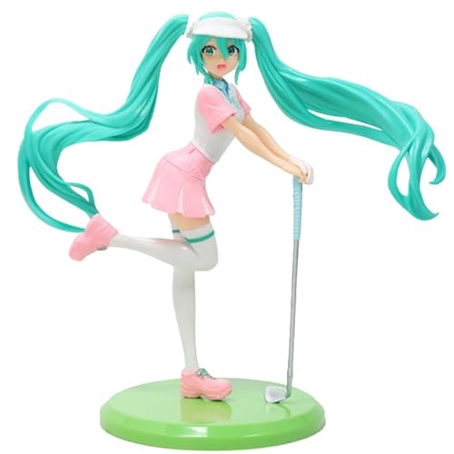 REOZIGN Hatsune Figur, Cartoon-Figur, Hatsune beim Golfen, 20 cm, Charaktersammlung, Bürodekoration, Ornament, Geschenke REOZIGN Hatsune Figur, Cartoon-Figur, Hatsune beim Golfen, 20 cm, Charaktersammlung, Bürodekoration, Ornament, Geschenke von REOZIGN