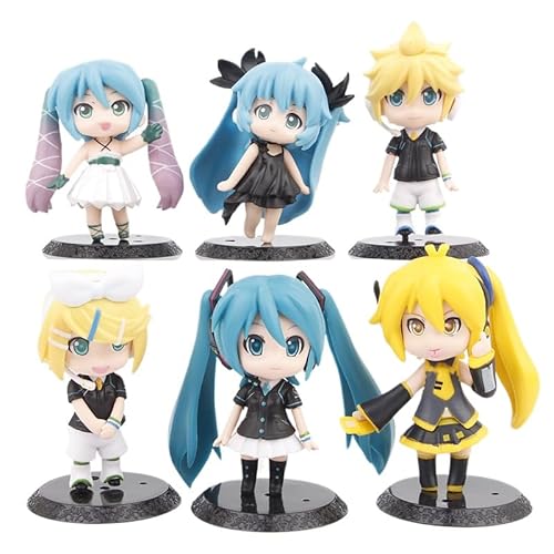 REOZIGN Hatsune Figur, Version Q, niedliche Figur Hatsune stehend, 10 cm, PVC, Figur, Cosplay, Sammlermodell, Handwerk, Geschenk REOZIGN Hatsune Figur, Version Q, niedliche Figur Hatsune stehend, 10 cm, PVC, Figur, Cosplay, Sammlermodell, Handwerk, Geschenk von REOZIGN