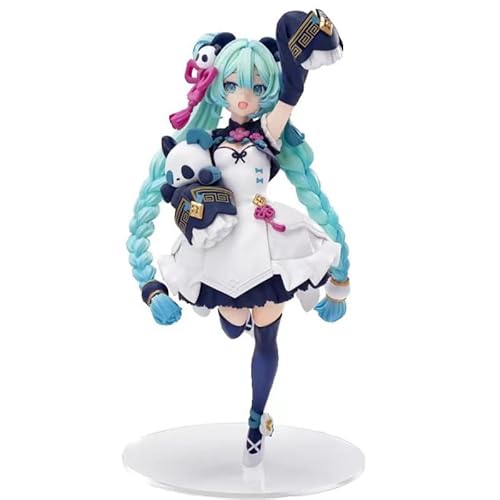 REOZIGN Hatsune Figur, stehend, Panda, Anime-Figur, Hatsune, 18 cm, aus PVC, Cosplay-Modell, Kunsthandwerk, Geschenk für Anime-Fans REOZIGN Hatsune Figur, stehend, Panda, Anime-Figur, Hatsune, 18 cm, aus PVC, Cosplay-Modell, Kunsthandwerk, Geschenk für Anime-Fans von REOZIGN