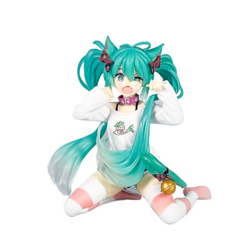 REOZIGN Hatsune Figur Hatsune mit knienden Katzenohren, 11 cm, aus PVC, handgefertigt, Dekorationsmodell, Geschenk REOZIGN Hatsune Figur Hatsune mit knienden Katzenohren, 11 cm, aus PVC, handgefertigt, Dekorationsmodell, Geschenk von REOZIGN