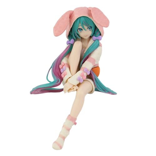 REOZIGN Hatsunenfigur, sitzender Hasenhut, Hatsune, Figur, 14 cm, handgefertigt, PVC, Cosplay, Handwerker, für Anime-Fans, Geschenke REOZIGN Hatsunenfigur, sitzender Hasenhut, Hatsune, Figur, 14 cm, handgefertigt, PVC, Cosplay, Handwerker, für Anime-Fans, Geschenke von REOZIGN