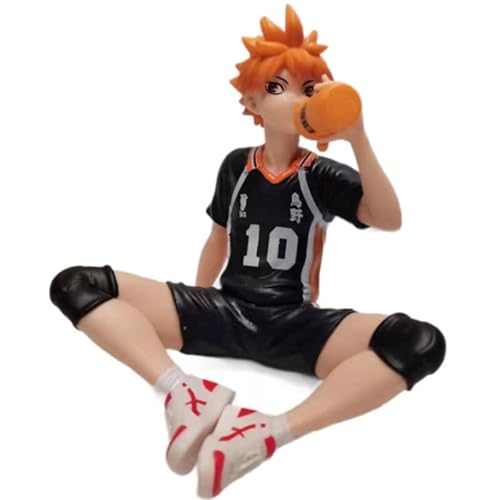 REOZIGN Hinata Shoyo Figur, Kageyama Tobio, sitzende Basketballuniform, Anime-Figur, 11 cm, handgefertigtes PVC-Modell, handgefertigtes Geschenk (A2) von REOZIGN