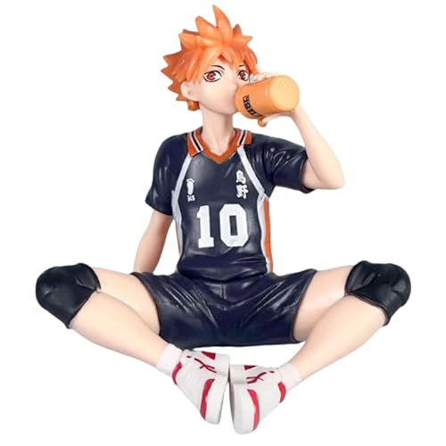 REOZIGN Hinata Shyou, Tobio Kageyama, Volleyball-Figur, sitzend, 12 cm, handgefertigt, Anime-Dekoration für Fans, Geschenk (c) von REOZIGN