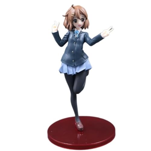 REOZIGN Hirasawa Yui Figur, Akiyama Mio, bewegliche Figur im blauen Kostüm, 20 cm, PVC, handgefertigt, Anime-Charakter, Dekoration, Geschenke (b) von REOZIGN