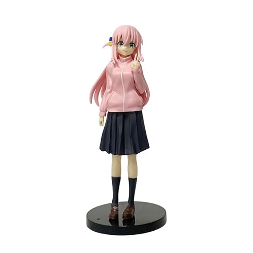 REOZIGN Hitori-Figur, rosa Prinzessin mit langen Haaren, Gotoh Hitori-Figuren, 17 cm, PVC-Charaktere, Cosplay, Handwerk, Souvenirs, Geschenke von REOZIGN