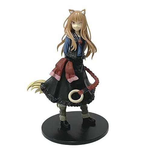 REOZIGN Horo Figur Horo mit Katzenohren, 17 cm, handgefertigt, aus PVC, ideal für Anime-Fans. von REOZIGN