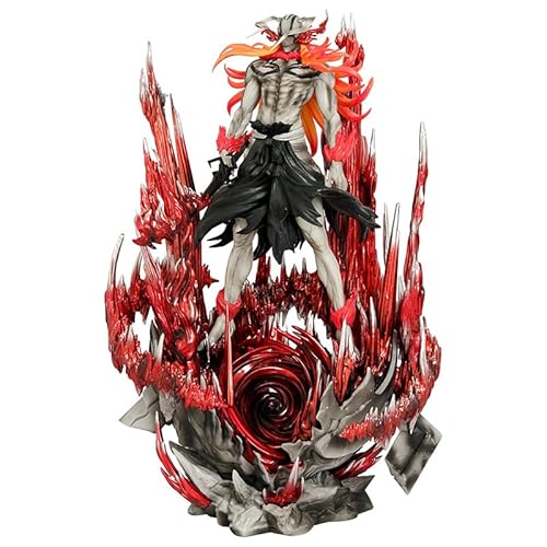 REOZIGN Ichigo-Figur, Kampffigur Kurosaki Ichigo, große Größe, 32 cm, aus PVC, Cosplay-Zubehör, ideal für Anime-Fans. (a) von REOZIGN