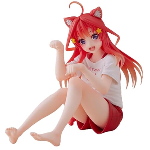 REOZIGN Ichika Nakano, Nino, Miku Nakano, Yotsuba, Itsuki, sitzende Anime-Figuren, 11 cm, Modell für Büro, Geschenke (b) von REOZIGN
