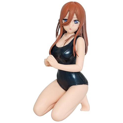 REOZIGN Ichika Nakano Figur, Miku Nakano, Itsuki Nakano, Badeanzug mit Knien, 12 cm, PVC, Charaktermodell, Dekoration, Geschenke (b) von REOZIGN