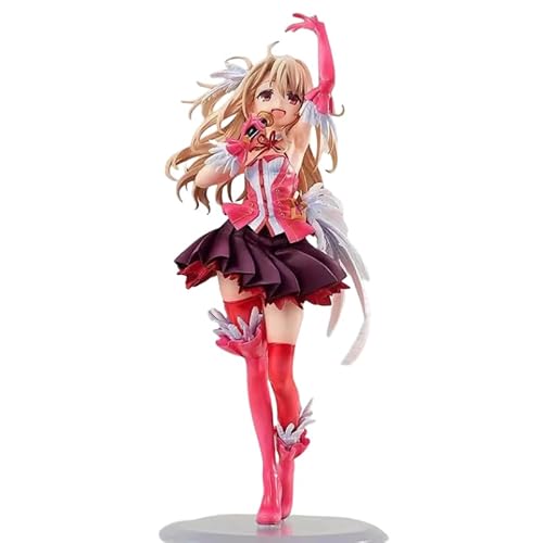 REOZIGN Illyasviel-Figur, Illyasviel Von Einzbern Stehen und Singen, bewegliche Figur, 24 cm, PVC, Kunsthandwerkliches Andenken für Anime-Fans, Geschenke von REOZIGN