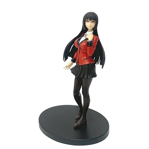 REOZIGN Jabami Yumeko Figur, stehend auf der Figur Jabami Yumeko, stehend, 18 cm, handgefertigt, PVC, Sammlerstück, Bastelgeschenk von REOZIGN