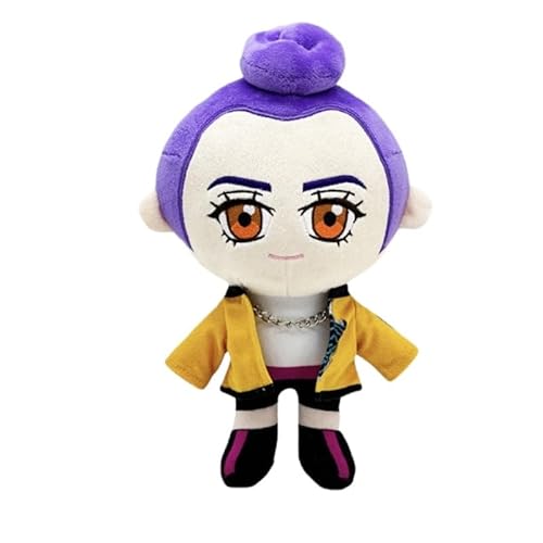 REOZIGN Jäger-Figur, Dämon der Dämonenjäger mit Vögeln, kurz, Plüsch, 20 cm, Ppcotton, Handwerk für Anime-Fans, Geschenke (f) von REOZIGN