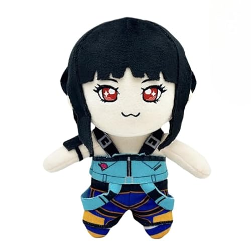 REOZIGN Jäger-Figur, Dämon der Dämonenjäger mit Vögeln, kurz, Plüsch, 20 cm, Ppcotton, Handwerk für Anime-Fans, Geschenke (g) von REOZIGN