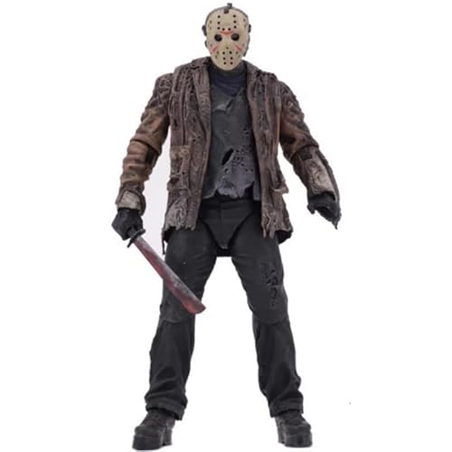 REOZIGN Jason-Figur, Ersatzkopf für den Kampf, Actionfiguren Jason, 18 cm, PVC-Charaktere, Handwerk, Geschenke für Anime-Fans von REOZIGN
