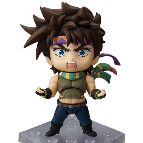 REOZIGN Joseph Actionfigur, Ersatzgesicht, Q-Version, bewegliche Kampffigur, Joseph Joestar Figur, 10 cm, PVC-Modell, Geschenk für Anime-Fans von REOZIGN