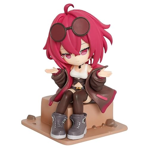 REOZIGN Kafka Figur, Q Version sitzend Kafka Action Figuren 14 cm PVC Charakter Figur Modell Cosplay Modell Herdicrafts for Anime Fans Geschenk von REOZIGN