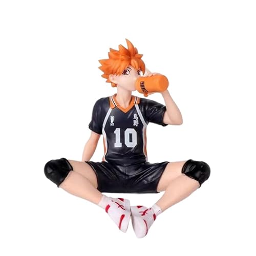 REOZIGN Kageyama Tobio Figur, Hinata Shoyo Figur, Drinking Water Sitting Action Figuren 11 cm PVC Character Sammlerfigur Handicrafts Geschenk (a) von REOZIGN