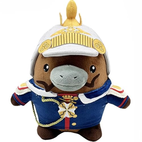 REOZIGN Kaiser Platypus Plüschtier, stehende Herzen aus Eisen, Kaiser Platypus Pold Dolls, 25 cm, PVC, Charaktermodell, Dekoration, Geschenke von REOZIGN