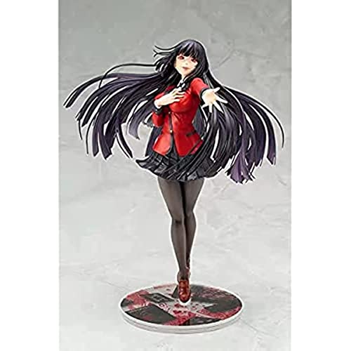 REOZIGN Kakegurui Figur, Jabami Yumeko Action-Figur Statue 22 cm / 8,7 Zoll Japanische Uniform Anime Manga PVC Puppenfiguren Dekorationen von REOZIGN