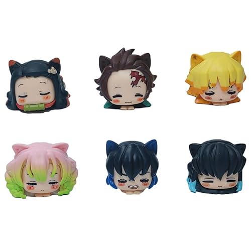 REOZIGN Kamado Tanjirou, Agatsuma Zenitsu, Kamado Nezuko Figur, Q mentale Version 6 cm / 2,4 Zoll Modell Handwerk Spiel Charakter der Statue Geschenk REOZIGN Kamado Tanjirou, Agatsuma Zenitsu, Kamado Nezuko Figur, Q mentale Version 6 cm / 2,4 Zoll Modell Handwerk Spiel Charakter der Statue Geschenk von REOZIGN