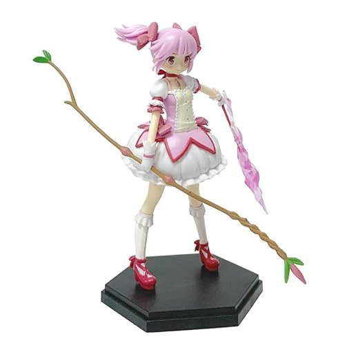 REOZIGN Kaname Madoka Figur, stehend, Kaname Madoka, Anime, Figuren, 18 cm, PVC, Sammlerstück, für Anime-Fans, Geschenk (b) von REOZIGN