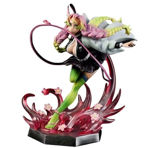 REOZIGN Kanroji Mitsuri Figur, Kämpfer Kanroji Mitsuri, Anime-Figuren, 22 cm, PVC, Sammlerstatuen für Anime-Fans, Geschenke von REOZIGN