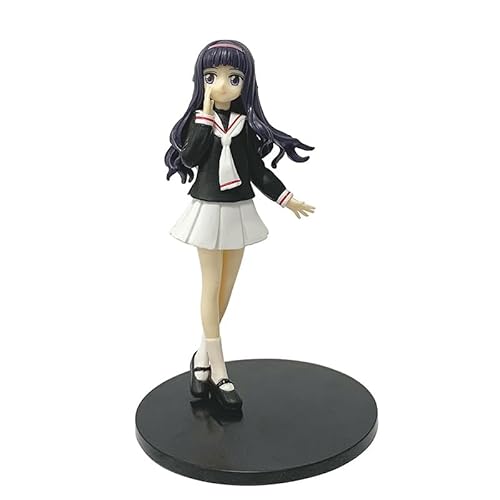 REOZIGN Kinomoto Sakura-Figur, Tomoyo Daidouji, stehende Figur im Schulmädchen-Outfit, 16 cm, zum Sammeln, Geschenk zum Basteln (a) von REOZIGN