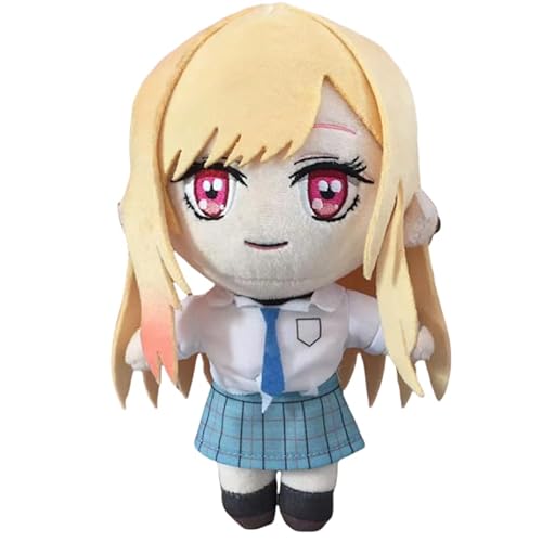 REOZIGN Kitagawa Marine-Plüschtier, Q-Version, Kitagawa Marine-Plüschpuppe, 20 cm, Baumwolle, PP, Animiertes Spielmodell, Statue, Sammlung, Geschenk (lila) von REOZIGN