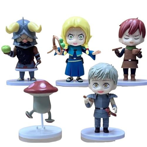 REOZIGN Leos, Figur Marcil, Q Version, 5 Stück, Aktion, stehend, Figuren, 10 cm, handgefertigt, Statuen für Anime-Ventilatoren, Geschenk von REOZIGN