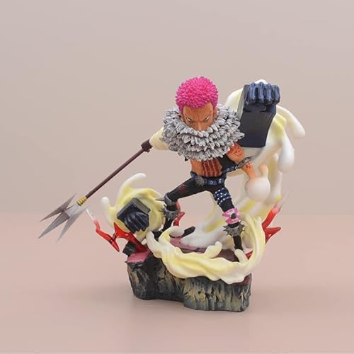REOZIGN Luffy Zoro Doflamingo Mihawk Boa Hancock Sabo Figur 12 cm Actionfiguren Spielzeug (Katakuri) von REOZIGN
