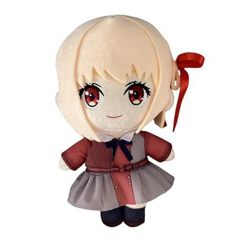 REOZIGN Lycoris Recoil, Nishikigi Chisato und Kitagawa Marine-Plüschtier, 20 cm, aus PP-Baumwolle, zum Sammeln, ideal als Geschenk für Anime-Fans. (a) von REOZIGN