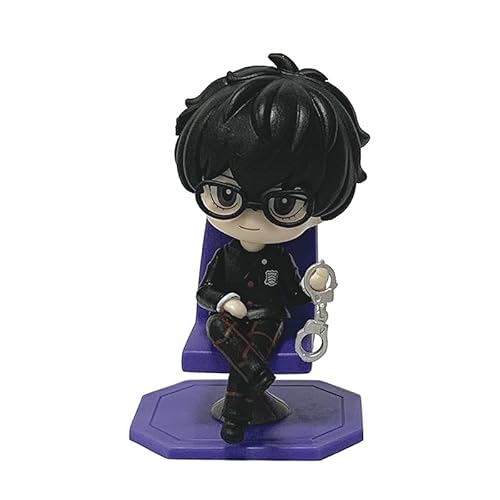 REOZIGN Makoto Yuki Figur, Amamiya Ren, YU Narukami, sitzende Actionfiguren, 8 cm, handgemachtes Modell, Spielfigur, Dekoration, Geschenk (a) von REOZIGN