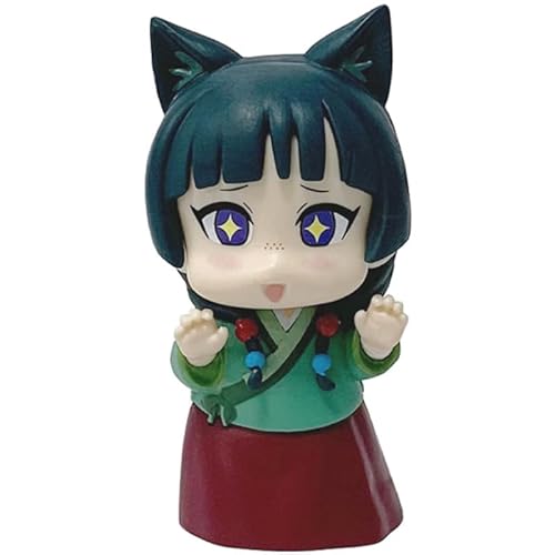 REOZIGN Maomao-Figur, bewegliche Figur Maomao, Katzenohren, aus PVC, handgefertigt, Cartoon, Manga, Videospiel, Statue Geschenk zum Basteln (b) von REOZIGN