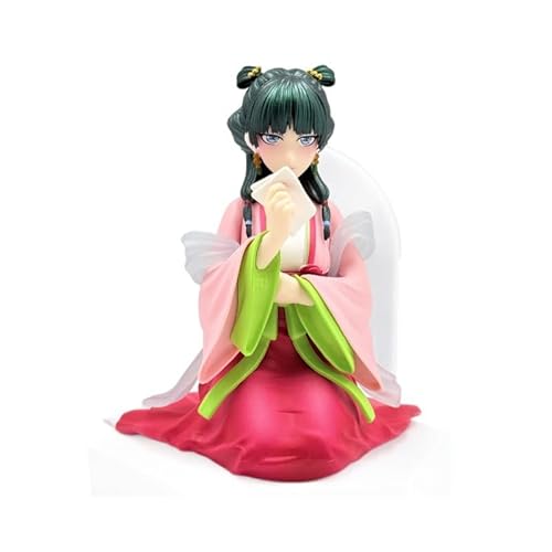 REOZIGN Maomao-Figur, kniende Maomao-Figur, 13 cm, handgefertigtes Modell, Spielfigur, Sammlung, Dekoration für Anime-Fans, Geschenk von REOZIGN