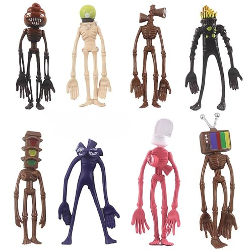 REOZIGN Meerjungfrauenfigur, Version Q, achtteilig, Anime-Figur aus PVC, Cosplay-Modell, zum Sammeln, Basteln, Geschenk für Anime-Fans von REOZIGN