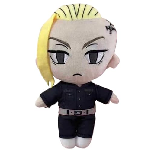 REOZIGN Mikey, Takemichi, Draken, Mitsuya Takashi, Chifuyu Matsuno, Kazutora Hanemiya Version Q, 20 cm, PP-Baumwolle, Dekoration, Geschenk (B) von REOZIGN