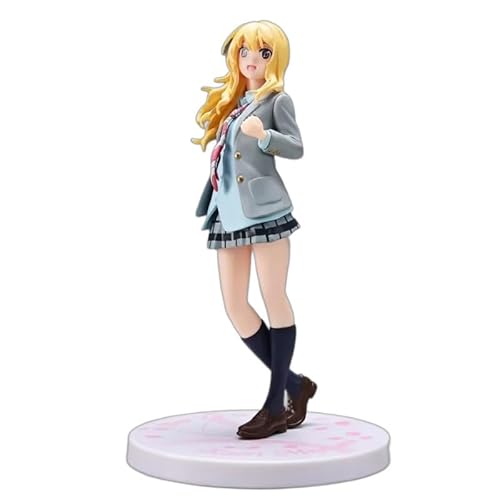 REOZIGN Miyazono-Figur, Uniform von Kaori Miyazono, Actionfiguren, 18 cm, Cosplay, handgefertigt, aus PVC, Souvenir für Anime-Fans REOZIGN Miyazono-Figur, Uniform von Kaori Miyazono, Actionfiguren, 18 cm, Cosplay, handgefertigt, aus PVC, Souvenir für Anime-Fans von REOZIGN