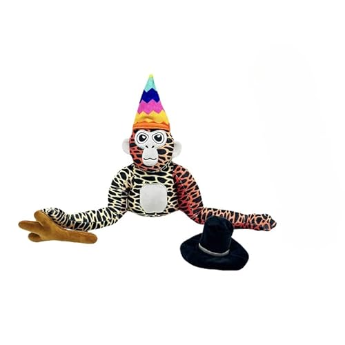 REOZIGN Monke Figur, Gorilla Tag, offizielles Monke Plüschpuppen, 25 cm, handgefertigt, PPCOTTON-Spiel, Charaktermodell, Dekoration, Geschenk (g) von REOZIGN