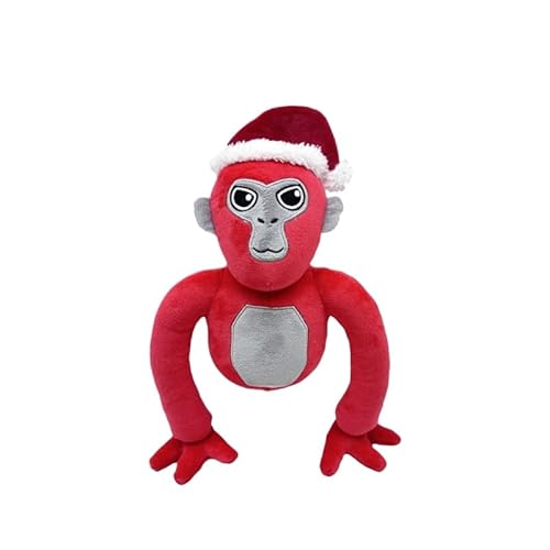REOZIGN Monke Figur, Gorilla Tag, offizielles Monke Plüschpuppen, 25 cm, handgefertigt, PPCOTTON Spiel Charaktermodell, Dekoration, Geschenk (a) von REOZIGN