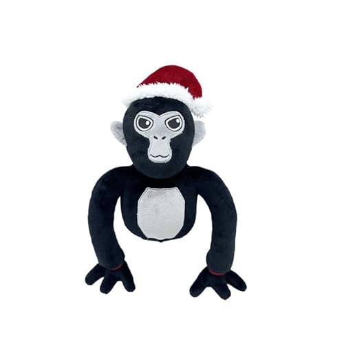 REOZIGN Monke Figur, Gorilla Tag Offizielle Monke Plüschpuppen 25 cm handgefertigt PPCOTTON Spiel Charaktermodell Dekoration Handwerk Geschenk (b) von REOZIGN