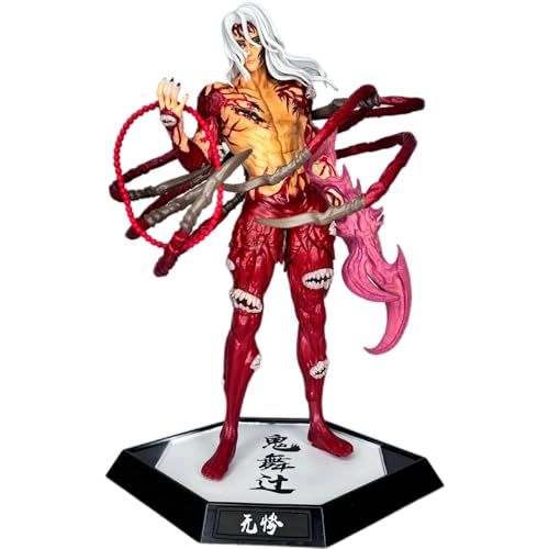 REOZIGN Muzan Figur, Kämpfer Muzan Kibutsuji, Actionfiguren, 28 cm, handgefertigt, PVC, Sammlerstücke für Anime-Fans, Geschenke von REOZIGN