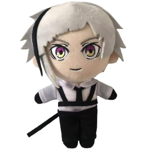 REOZIGN Nakajima Atsushi Plüschtier, Edogawa Ranpo, Q-Version, 20 cm, Cosplay, Figuren aus PP-Baumwolle, handgefertigt, Sammlerstück (a) von REOZIGN