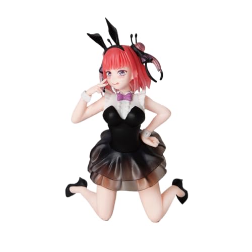 REOZIGN Nakano Nino, Nakano Miku, bewegliche Figur, sitzend, 13 cm, Spielfigur, Schreibtischdekoration, für Anime-Fans (a) von REOZIGN