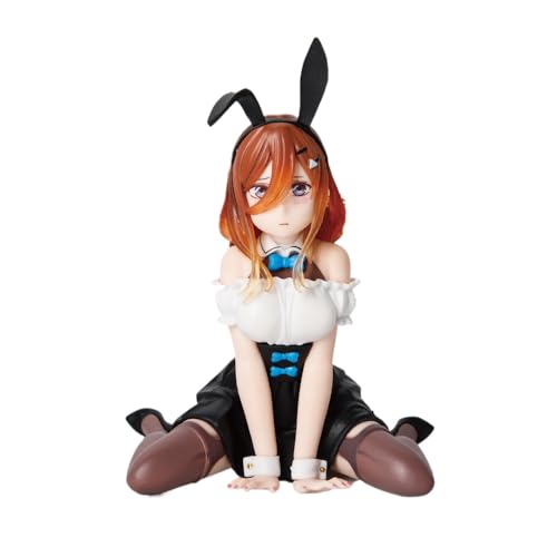 REOZIGN Nakano Nino, Nakano Miku, bewegliche Figur, sitzend, 13 cm, Spielfigur, Schreibtischdekoration, für Anime-Fans (b) von REOZIGN